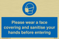 MP6185: Please wear a face covering and sanitise your hands before entering