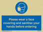 MP6185: Please wear a face covering and sanitise your hands before entering
