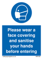 MP6185: Please wear a face covering and sanitise your hands before entering