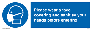 MP6185: Please wear a face covering and sanitise your hands before entering
