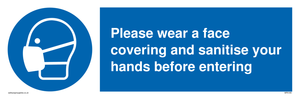 MP6185: Please wear a face covering and sanitise your hands before entering