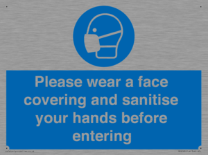 MP6185: Please wear a face covering and sanitise your hands before entering