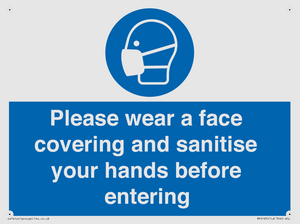 MP6185: Please wear a face covering and sanitise your hands before entering