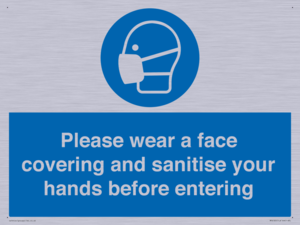 MP6185: Please wear a face covering and sanitise your hands before entering