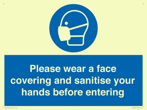 MP6185: Please wear a face covering and sanitise your hands before entering