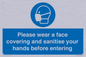 MP6185: Please wear a face covering and sanitise your hands before entering