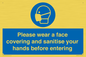 MP6185: Please wear a face covering and sanitise your hands before entering