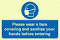 MP6185: Please wear a face covering and sanitise your hands before entering