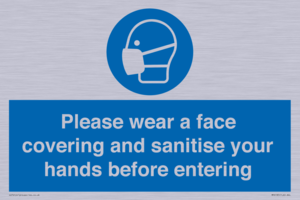 MP6185: Please wear a face covering and sanitise your hands before entering
