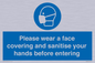 MP6185: Please wear a face covering and sanitise your hands before entering