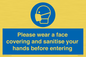 MP6185: Please wear a face covering and sanitise your hands before entering