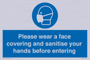 MP6185: Please wear a face covering and sanitise your hands before entering