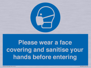 MP6185: Please wear a face covering and sanitise your hands before entering