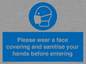 MP6185: Please wear a face covering and sanitise your hands before entering