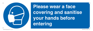 MP6185: Please wear a face covering and sanitise your hands before entering