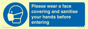 MP6185: Please wear a face covering and sanitise your hands before entering