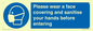 MP6185: Please wear a face covering and sanitise your hands before entering