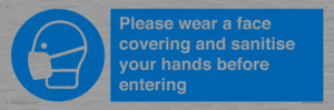 MP6185: Please wear a face covering and sanitise your hands before entering