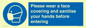 MP6185: Please wear a face covering and sanitise your hands before entering