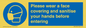 MP6185: Please wear a face covering and sanitise your hands before entering