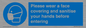 MP6185: Please wear a face covering and sanitise your hands before entering