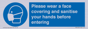 MP6185: Please wear a face covering and sanitise your hands before entering