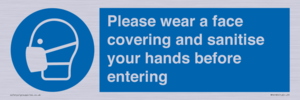MP6185: Please wear a face covering and sanitise your hands before entering