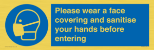 MP6185: Please wear a face covering and sanitise your hands before entering