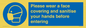 MP6185: Please wear a face covering and sanitise your hands before entering