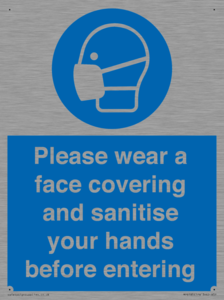 MP6185: Please wear a face covering and sanitise your hands before entering