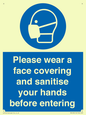 MP6185: Please wear a face covering and sanitise your hands before entering