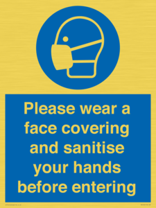 MP6185: Please wear a face covering and sanitise your hands before entering