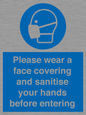 MP6185: Please wear a face covering and sanitise your hands before entering