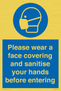MP6185: Please wear a face covering and sanitise your hands before entering