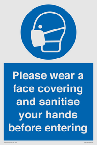 MP6185: Please wear a face covering and sanitise your hands before entering