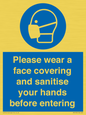 MP6185: Please wear a face covering and sanitise your hands before entering