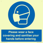 MP6185: Please wear a face covering and sanitise your hands before entering