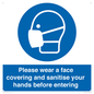 MP6185: Please wear a face covering and sanitise your hands before entering