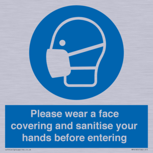 MP6185: Please wear a face covering and sanitise your hands before entering