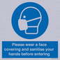 MP6185: Please wear a face covering and sanitise your hands before entering