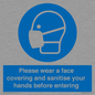 MP6185: Please wear a face covering and sanitise your hands before entering