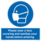 MP6185: Please wear a face covering and sanitise your hands before entering