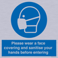 MP6185: Please wear a face covering and sanitise your hands before entering