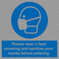 MP6185: Please wear a face covering and sanitise your hands before entering