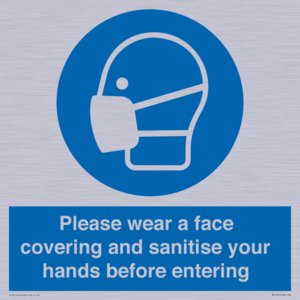 MP6185: Please wear a face covering and sanitise your hands before entering