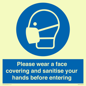 MP6185: Please wear a face covering and sanitise your hands before entering