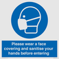 MP6185: Please wear a face covering and sanitise your hands before entering