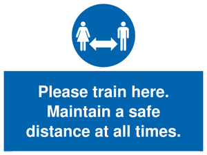 MP6190: Please train here. Maintain a safe distance at all times.