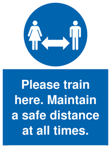 MP6190: Please train here. Maintain a safe distance at all times.