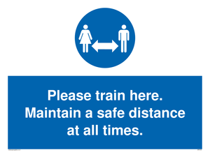 MP6190: Please train here. Maintain a safe distance at all times.
